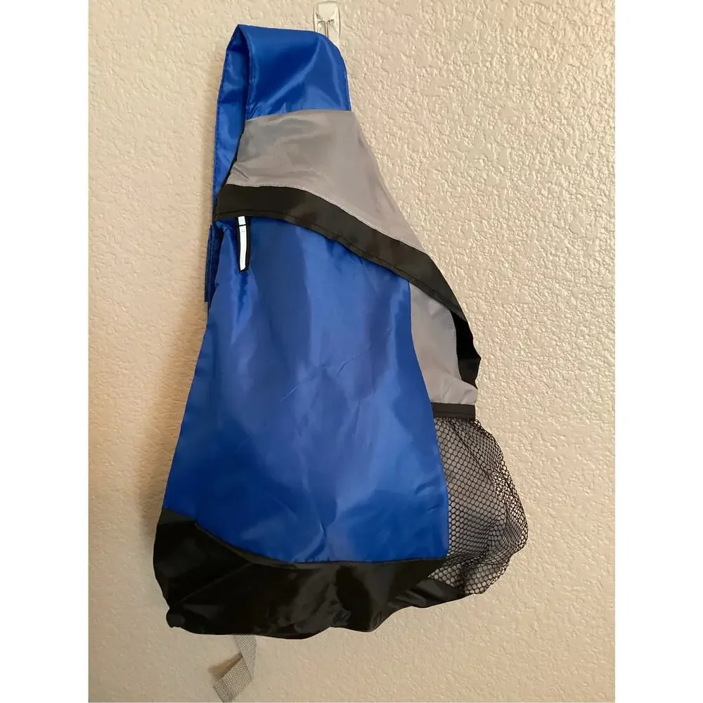 NWOT Armada Sling Blue Black Grey Backpack triangular crossbody bag